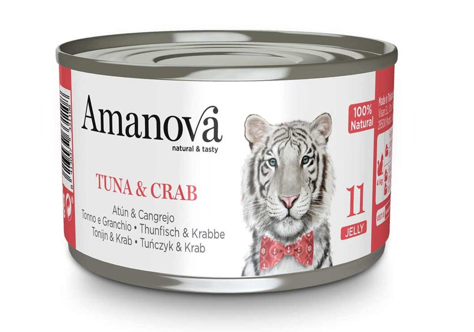 Amanova cat adult konz. 70g tuna/rak u želeu